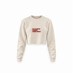 I’m a Scorpio Crop Sweatshirt — Krem — Ön baskı