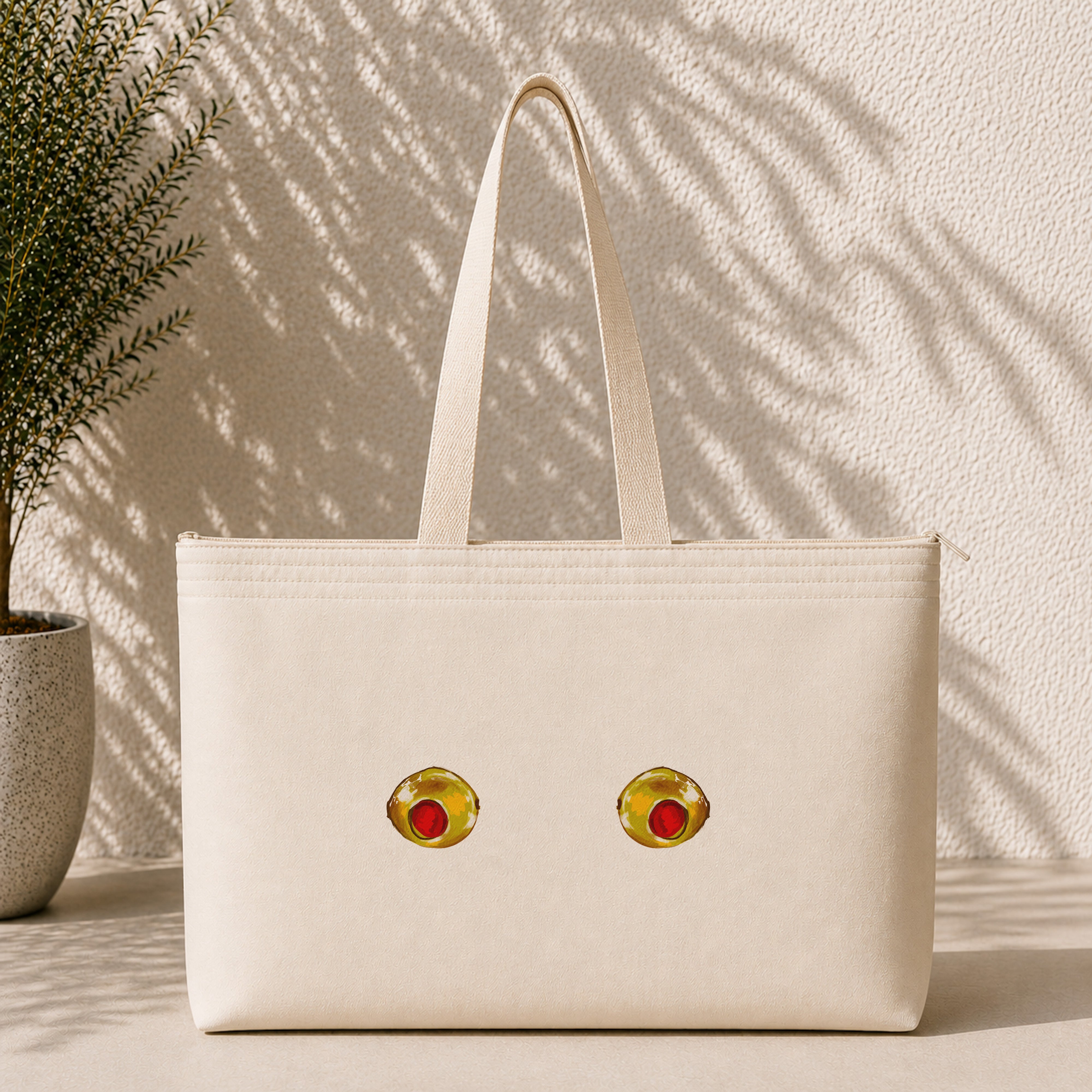 Nipples Weekend Tote Bag – ön görünüm