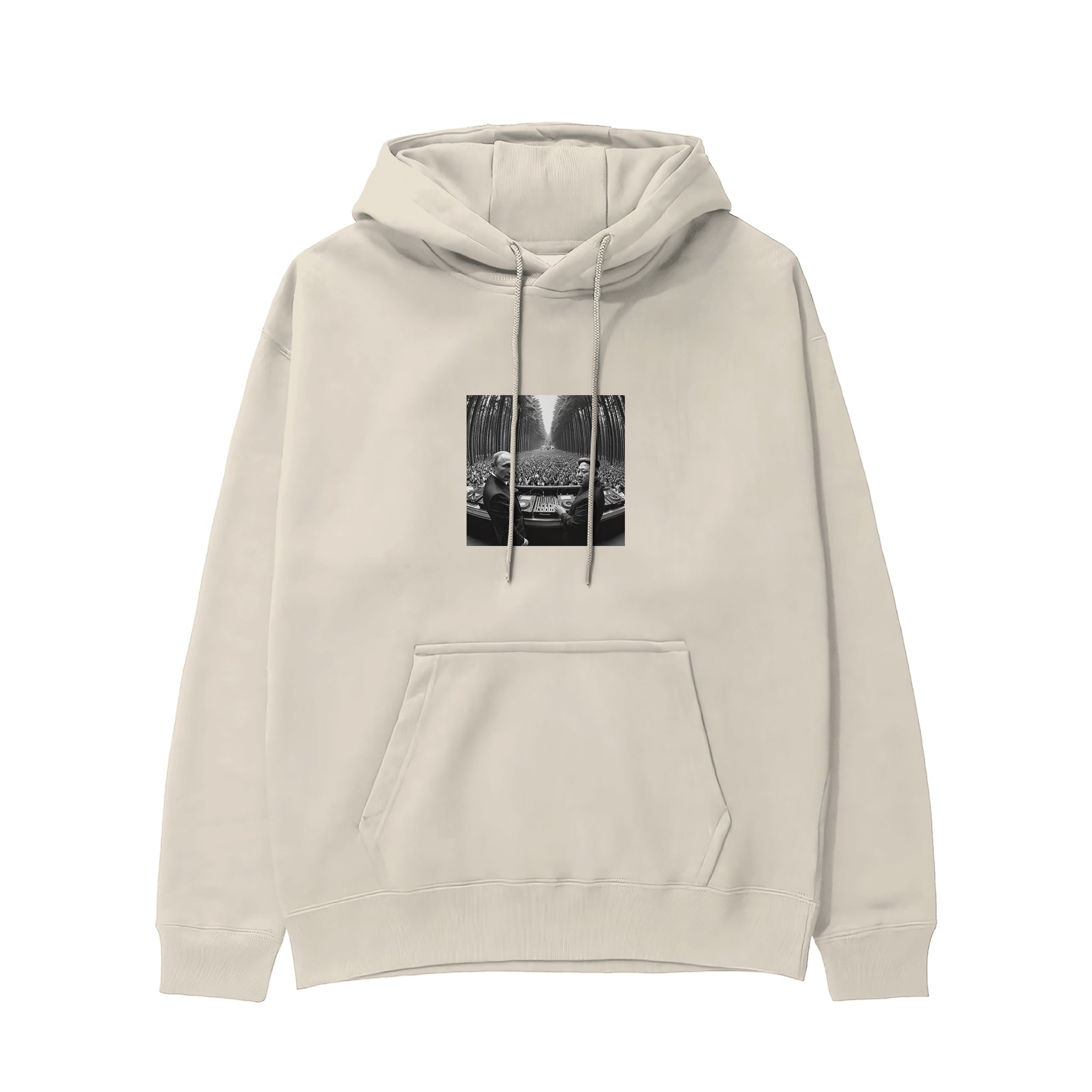 No Requests Hoodie - Krem - ön görünüm