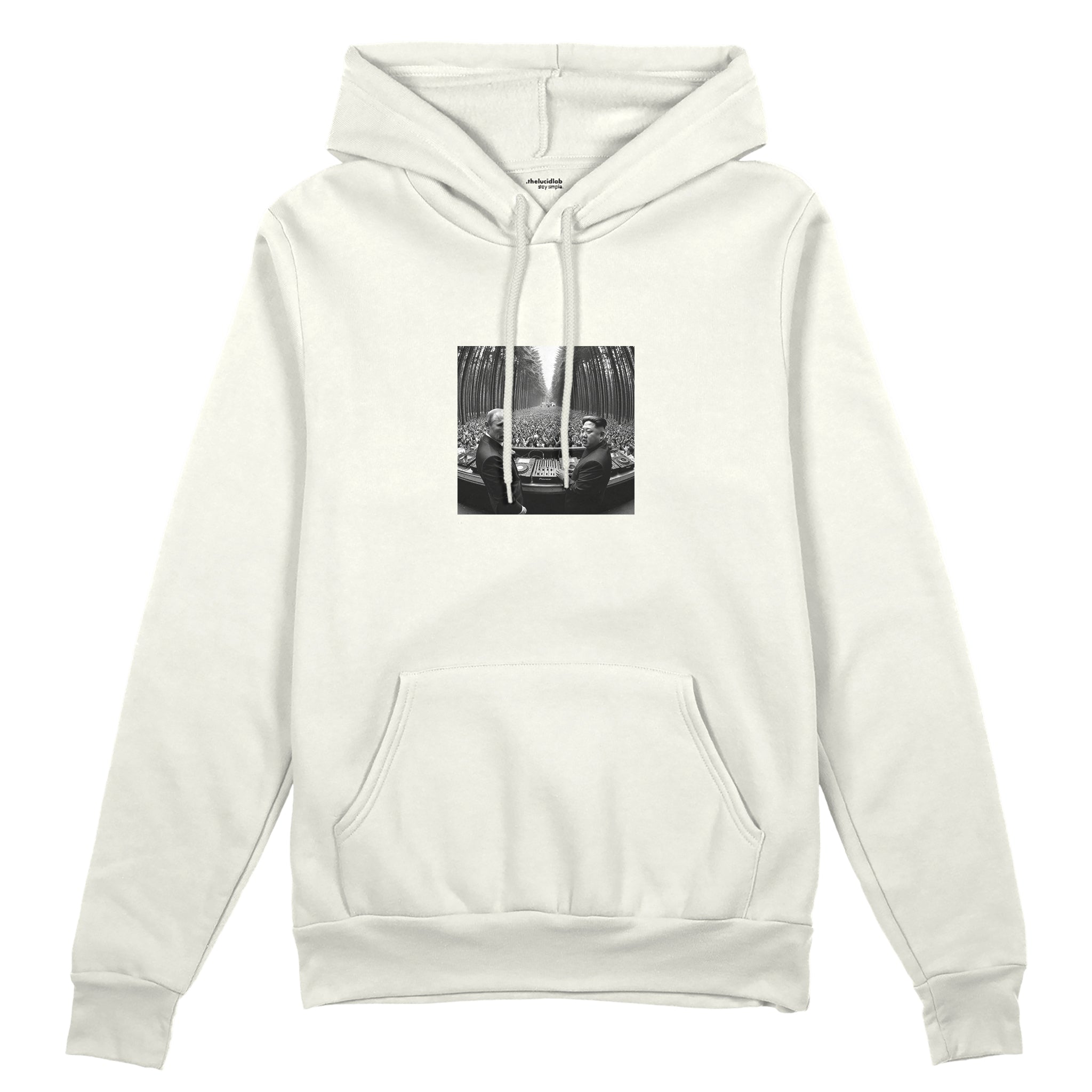 No Requests Oversize Hoodie - Beyaz - ön görünüm