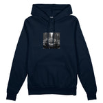 No Requests Oversize Hoodie - Lacivert - ön görünüm