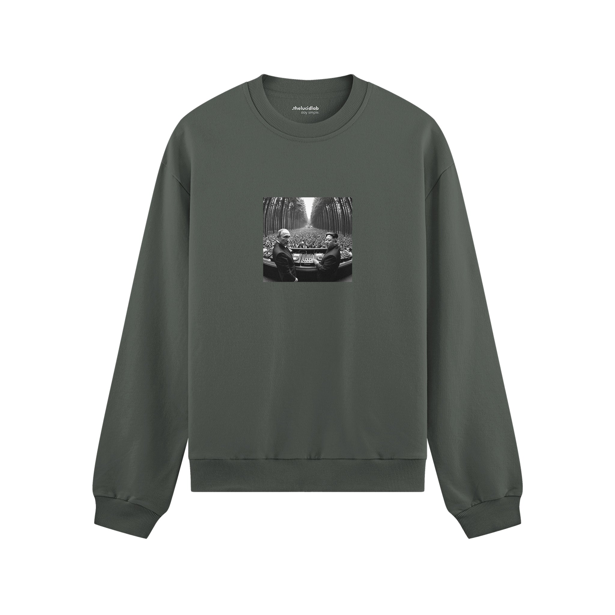 No Requests Oversize Sweatshirt - Antrasit - ön görünüm