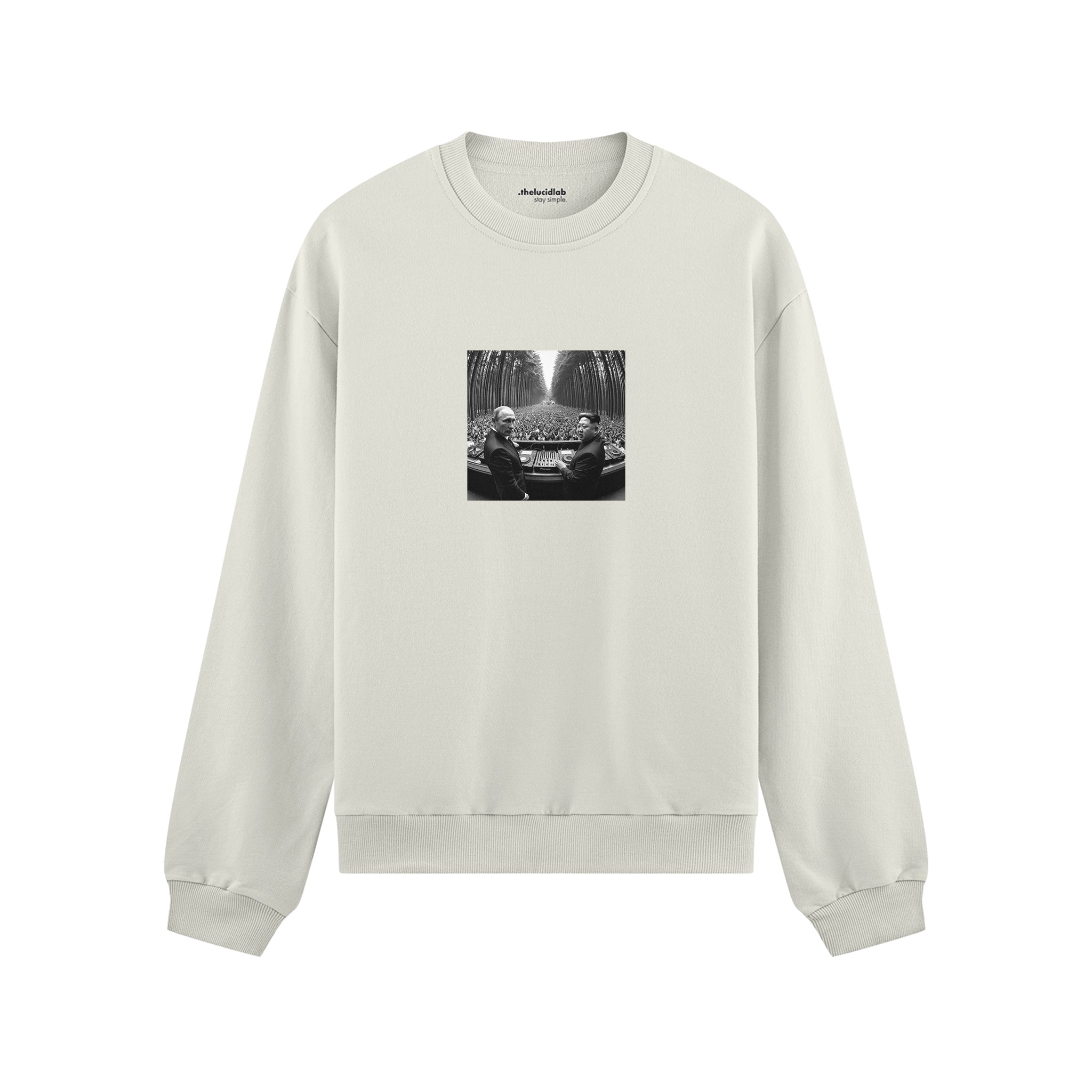 No Requests Oversize Sweatshirt - Beyaz - ön görünüm