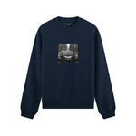 No Requests Oversize Sweatshirt - Lacivert - ön görünüm