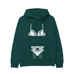 Noir Seduce Hoodie - Koyu Yeşil - ön görünüm