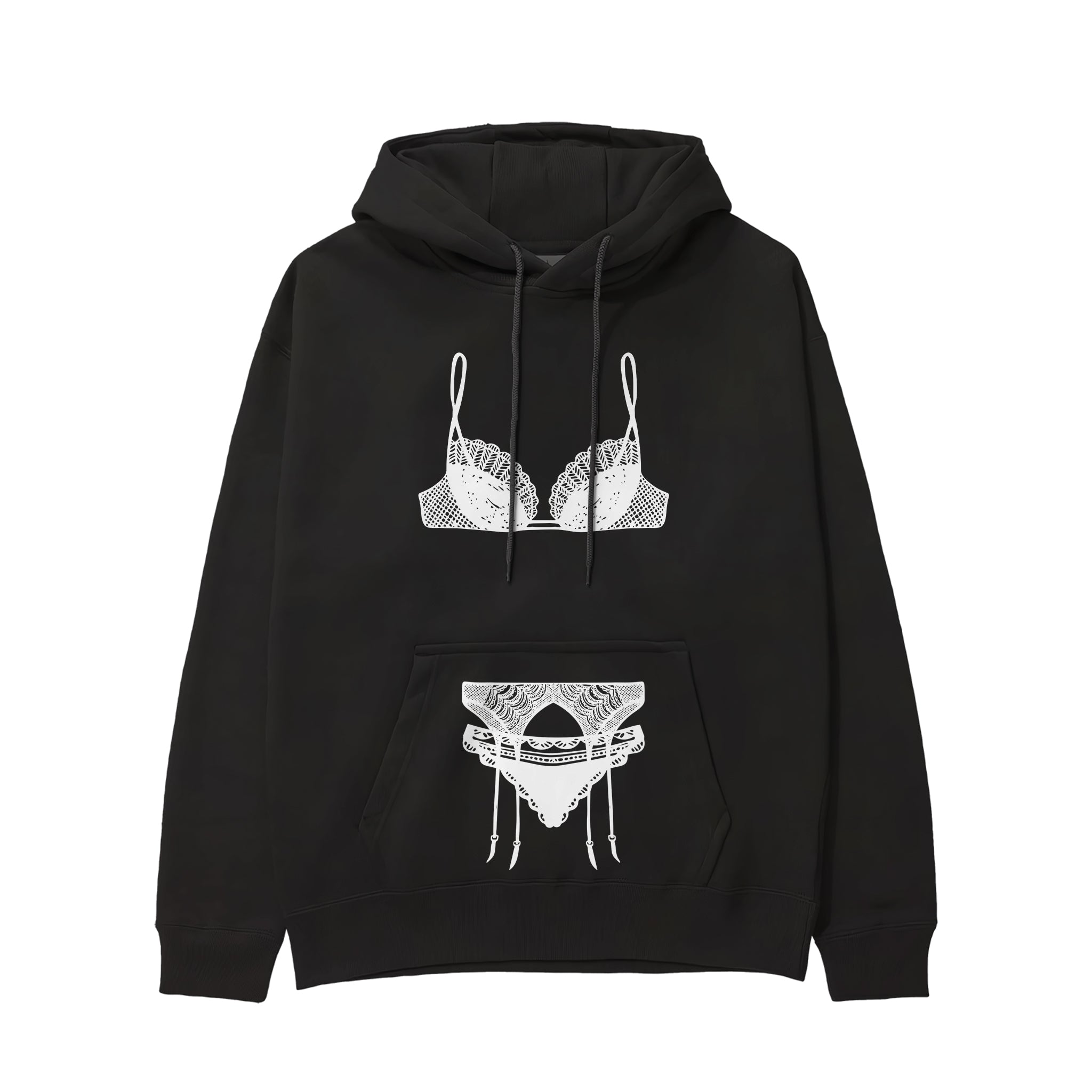 Noir Seduce Hoodie - Siyah - ön görünüm