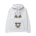 Noir Seduce – Leopard Hoodie - Beyaz - ön görünüm