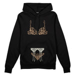 Noir Seduce – Leopard Oversize Hoodie - Siyah - ön görünüm