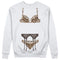 Noir Seduce – Leopard Sweatshirt - Beyaz - ön görünüm