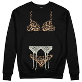 Noir Seduce – Leopard Sweatshirt - Siyah - ön görünüm