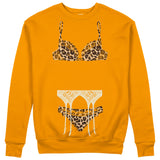 Noir Seduce – Leopard Sweatshirt - Turuncu - ön görünüm