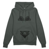Noir Seduce Oversize Hoodie - Antrasit - ön görünüm