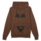 Noir Seduce Oversize Hoodie - Kahverengi - ön görünüm