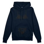 Noir Seduce Oversize Hoodie - Lacivert - ön görünüm