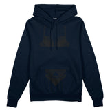 Noir Seduce Oversize Hoodie - Lacivert - ön görünüm