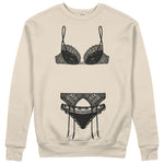 Noir Seduce Sweatshirt - Bej - ön görünüm