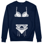 Noir Seduce Sweatshirt - Lacivert - ön görünüm