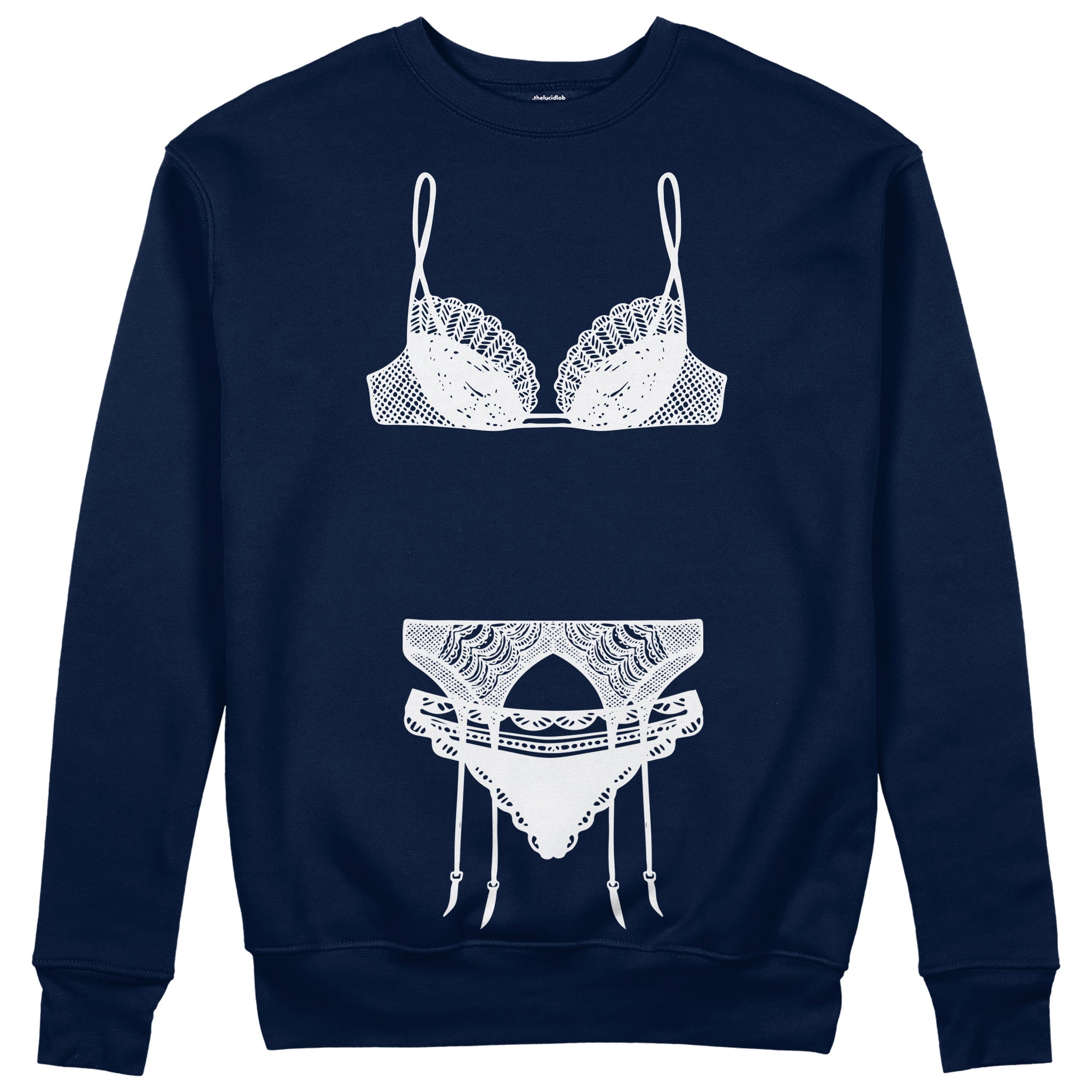 Noir Seduce Sweatshirt - Lacivert - ön görünüm