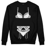 Noir Seduce Sweatshirt - Siyah - ön görünüm
