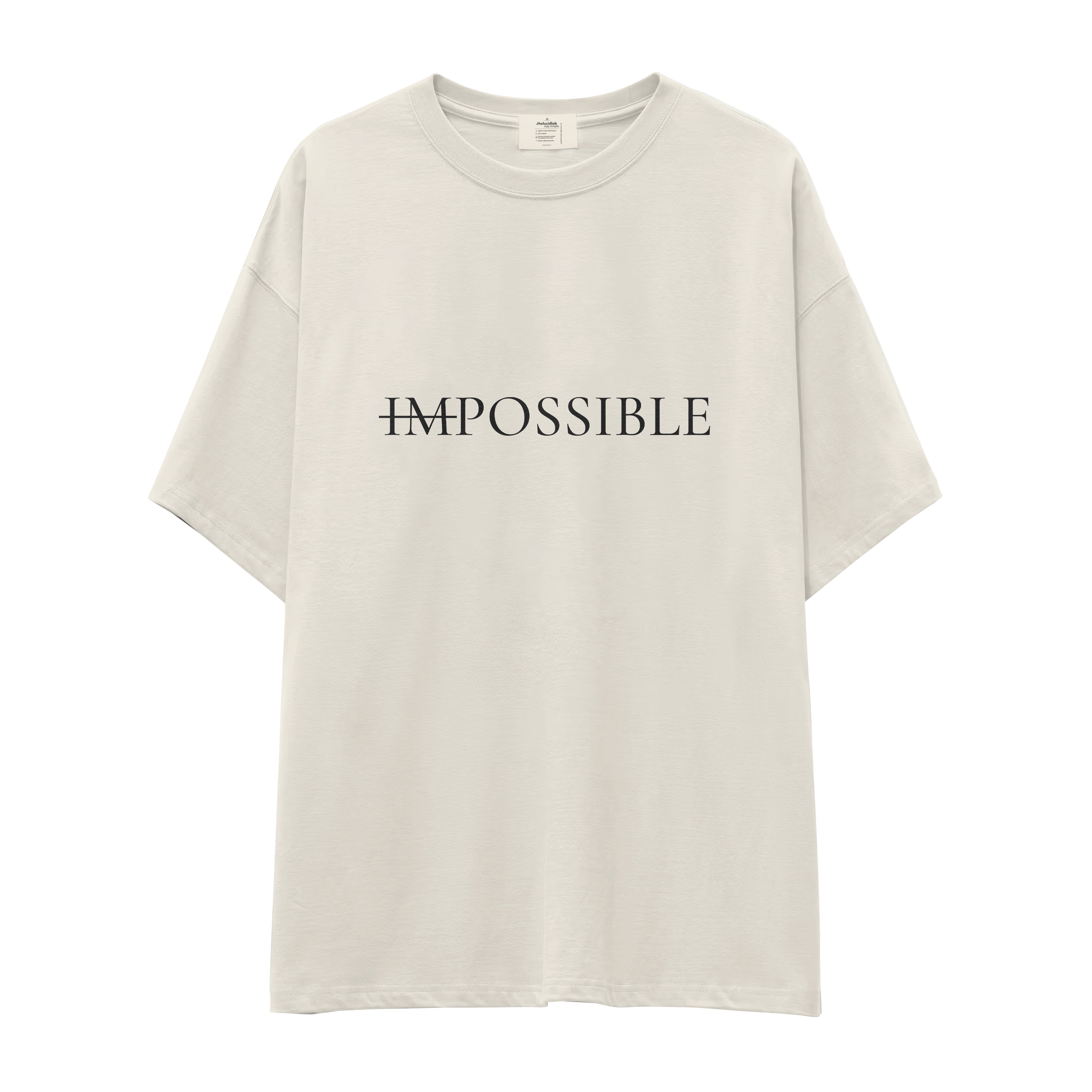 IMPOSSIBLE  Oversize Tişört