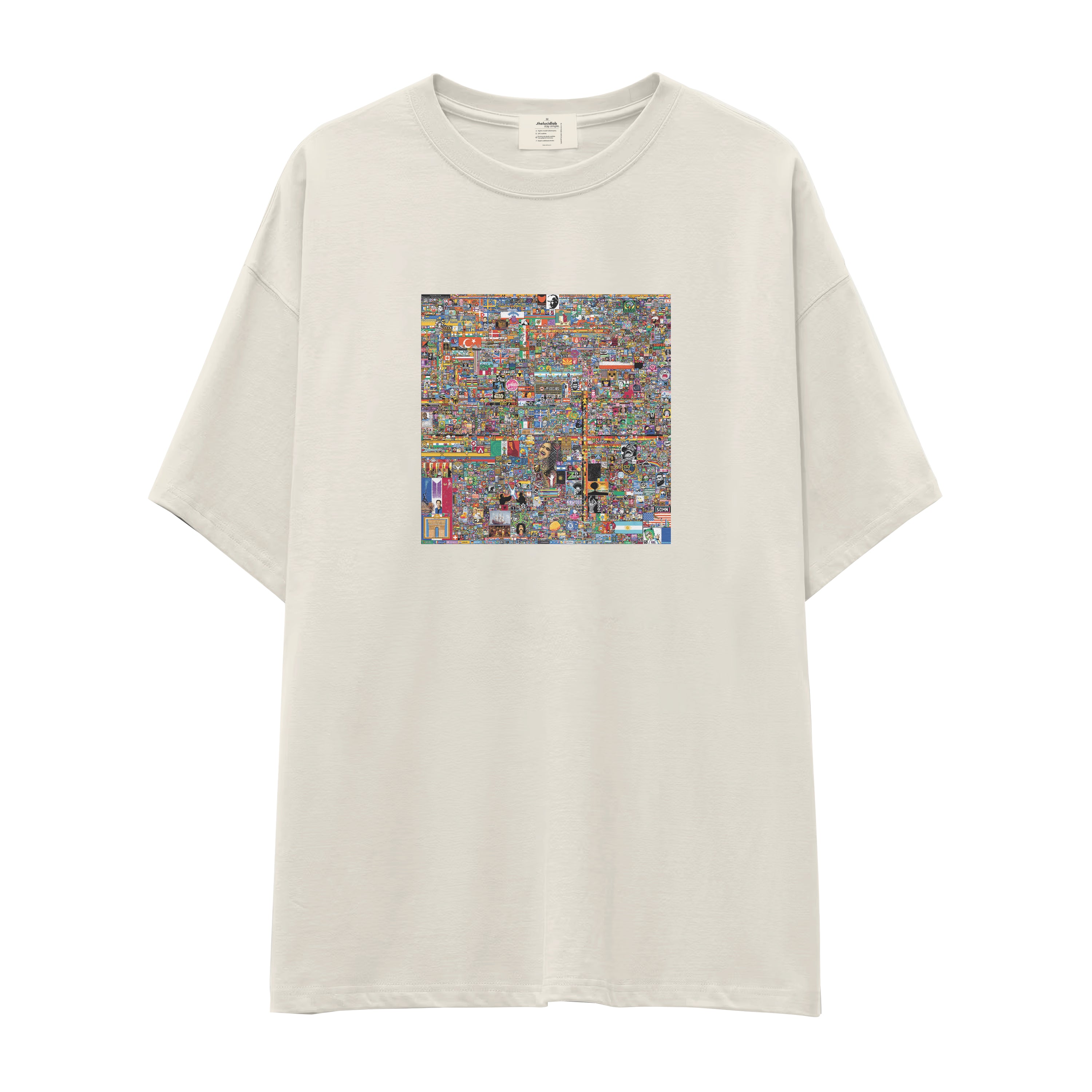 Reddit Place Oversize Tişört
