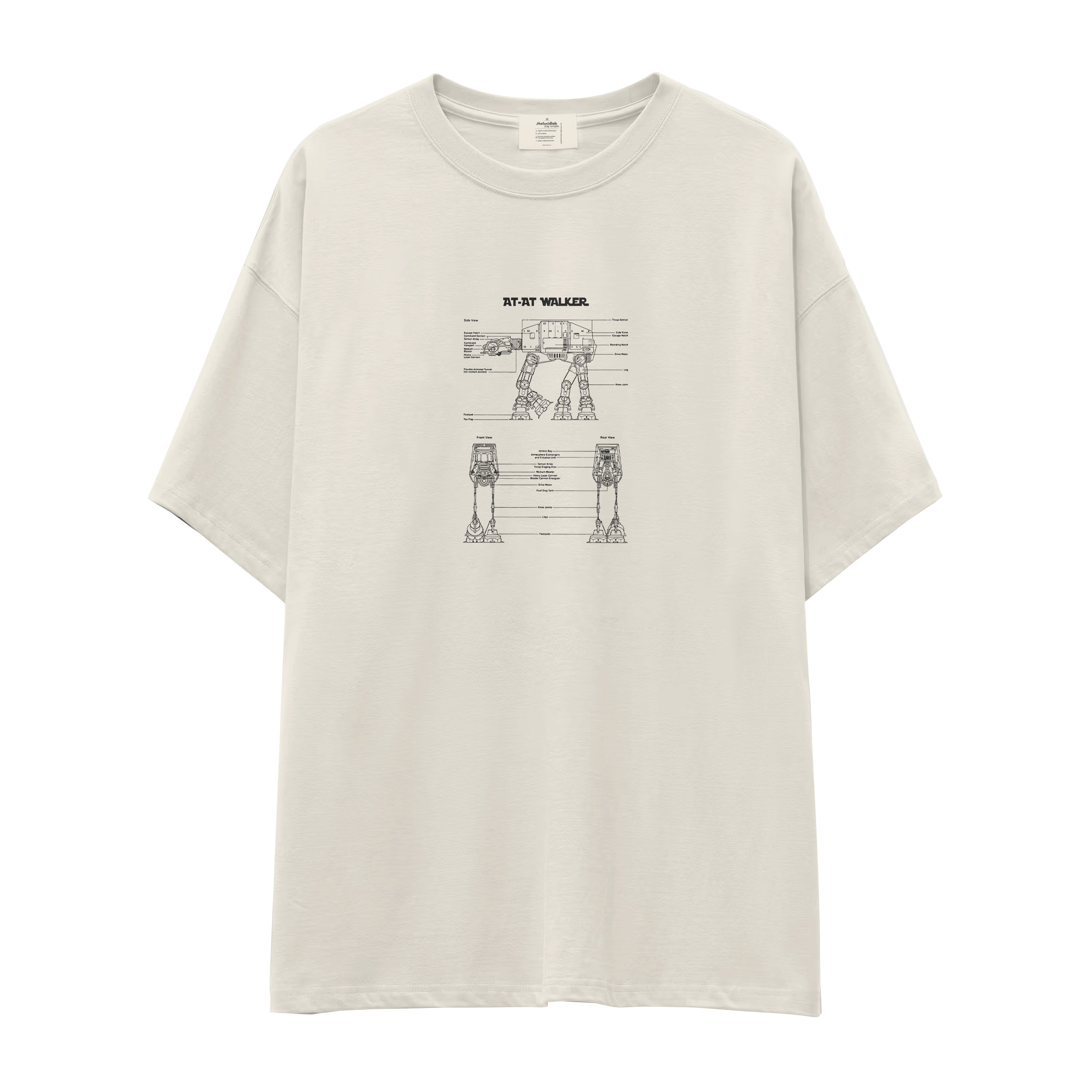 AT-AT Walker Oversize Tişört