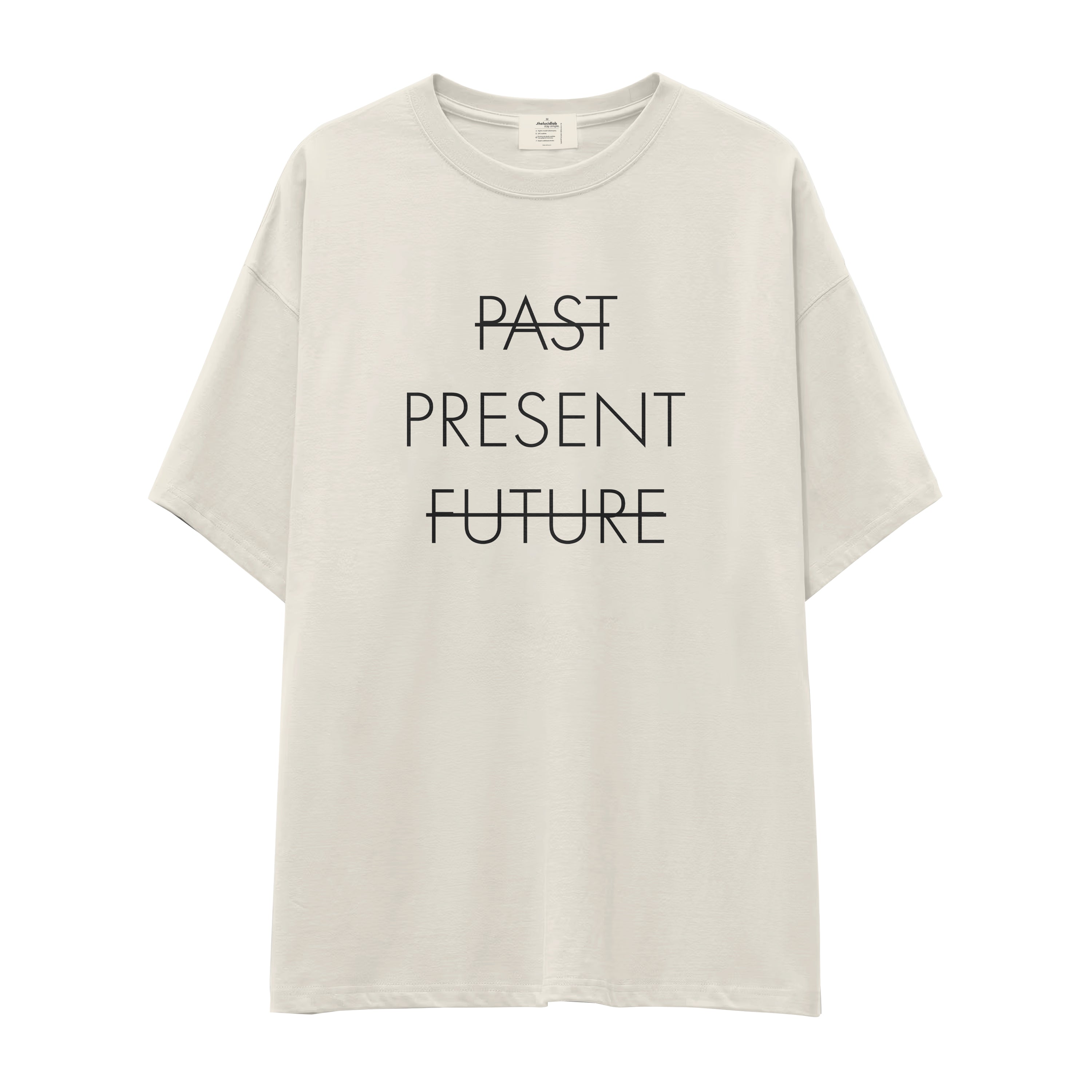 Past Present Future Oversize Tişört