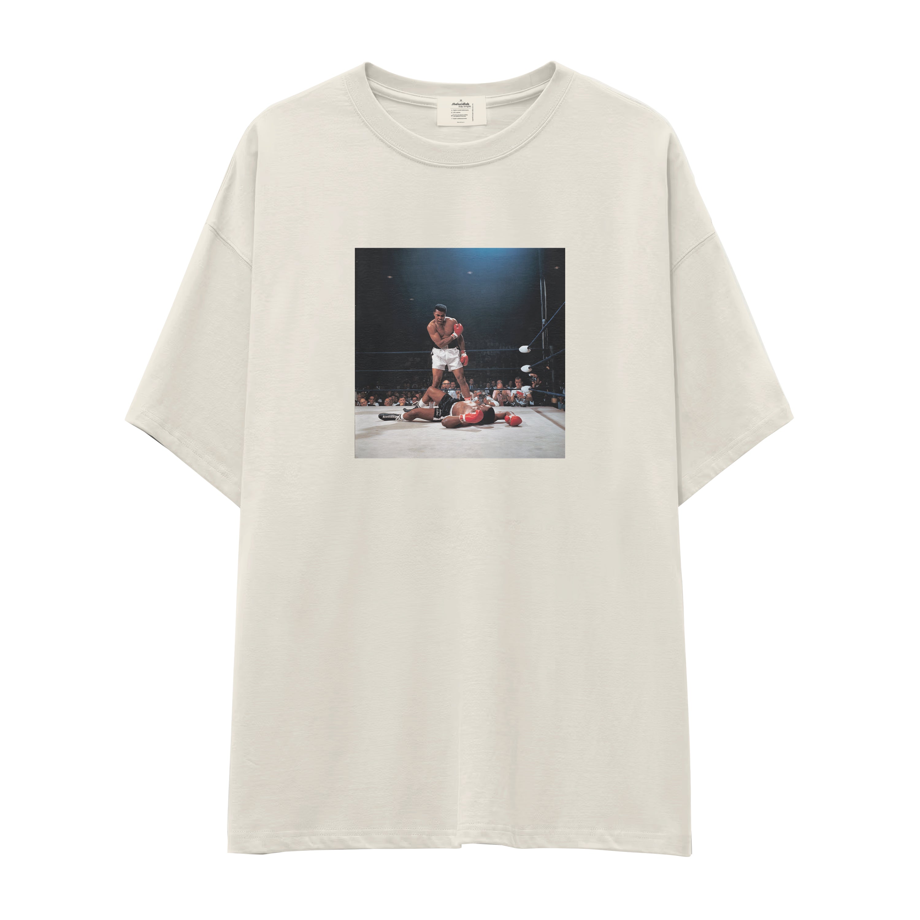 Muhammed Ali And Sonny Liston Usa 1965 Oversize Tişört