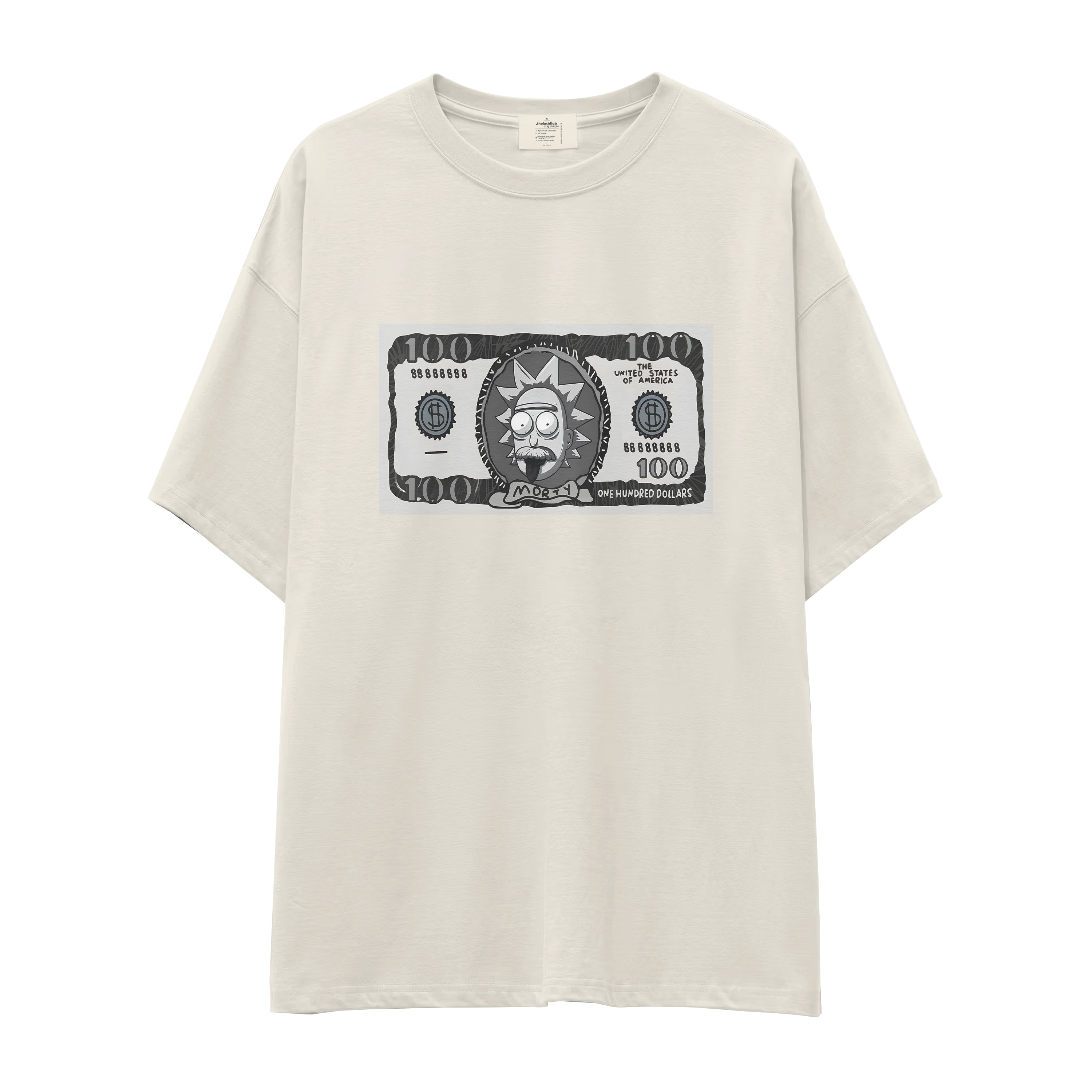 Morty Dollar Oversize Tişört