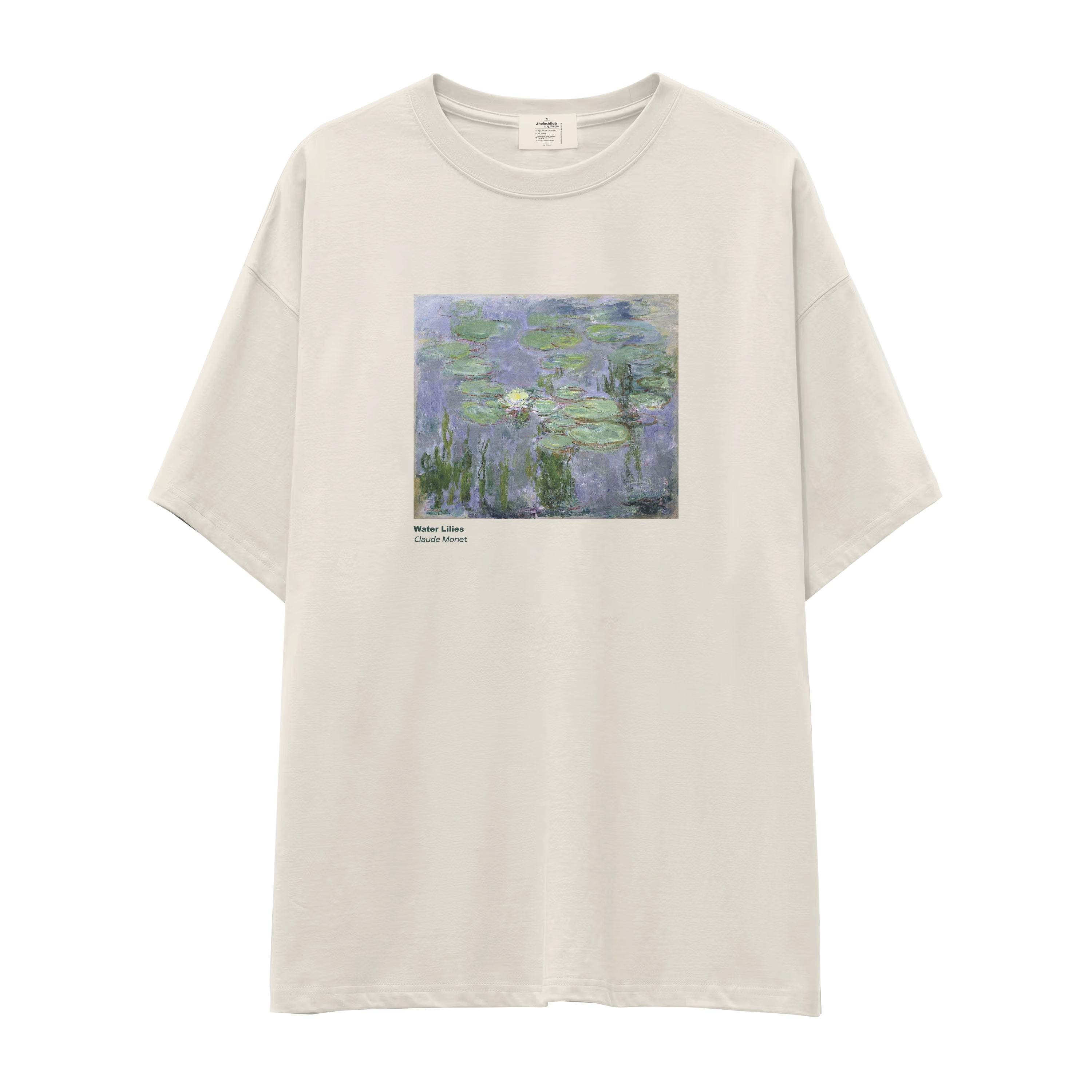 Water Lilies Oversize Tişört