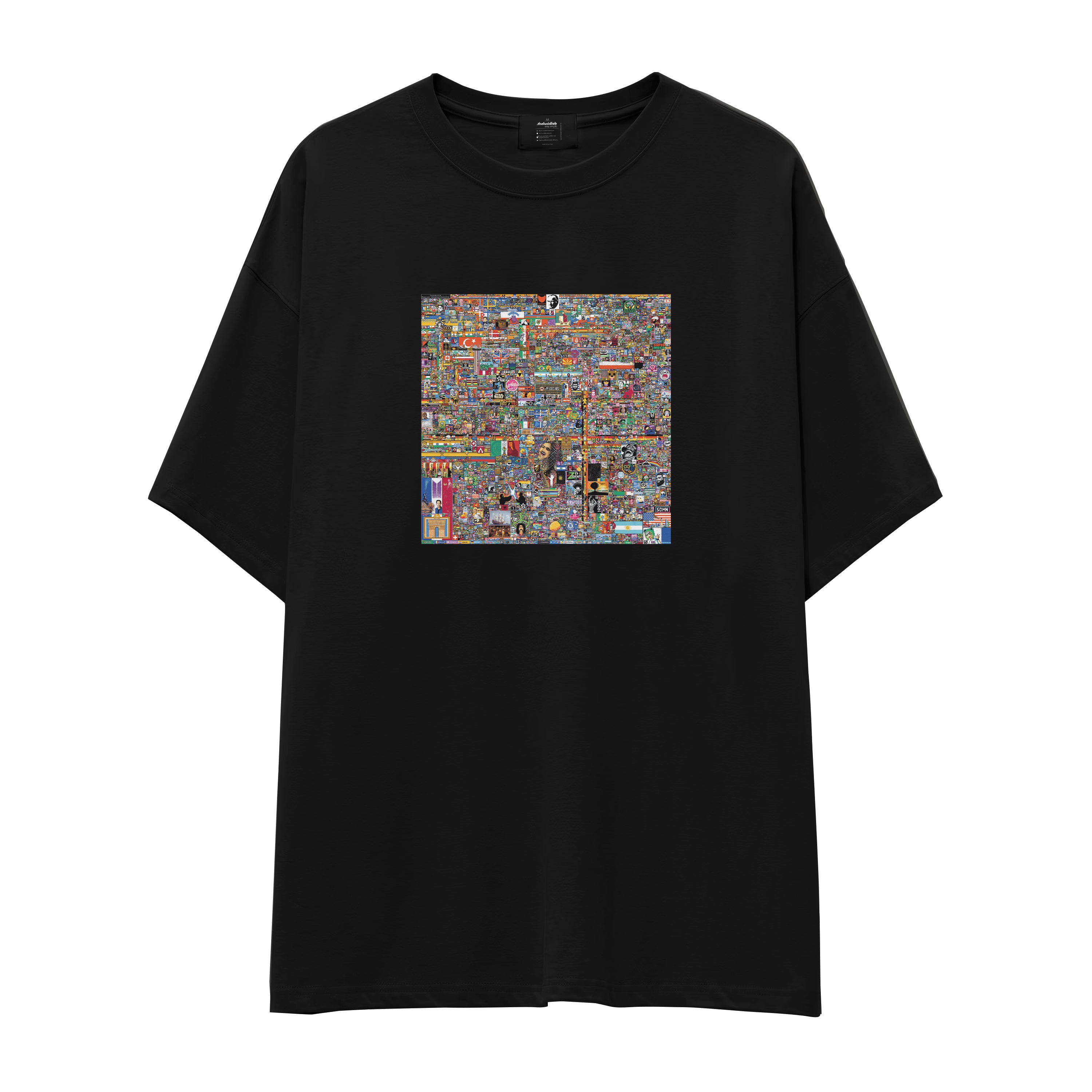 Reddit Place Oversize Tişört