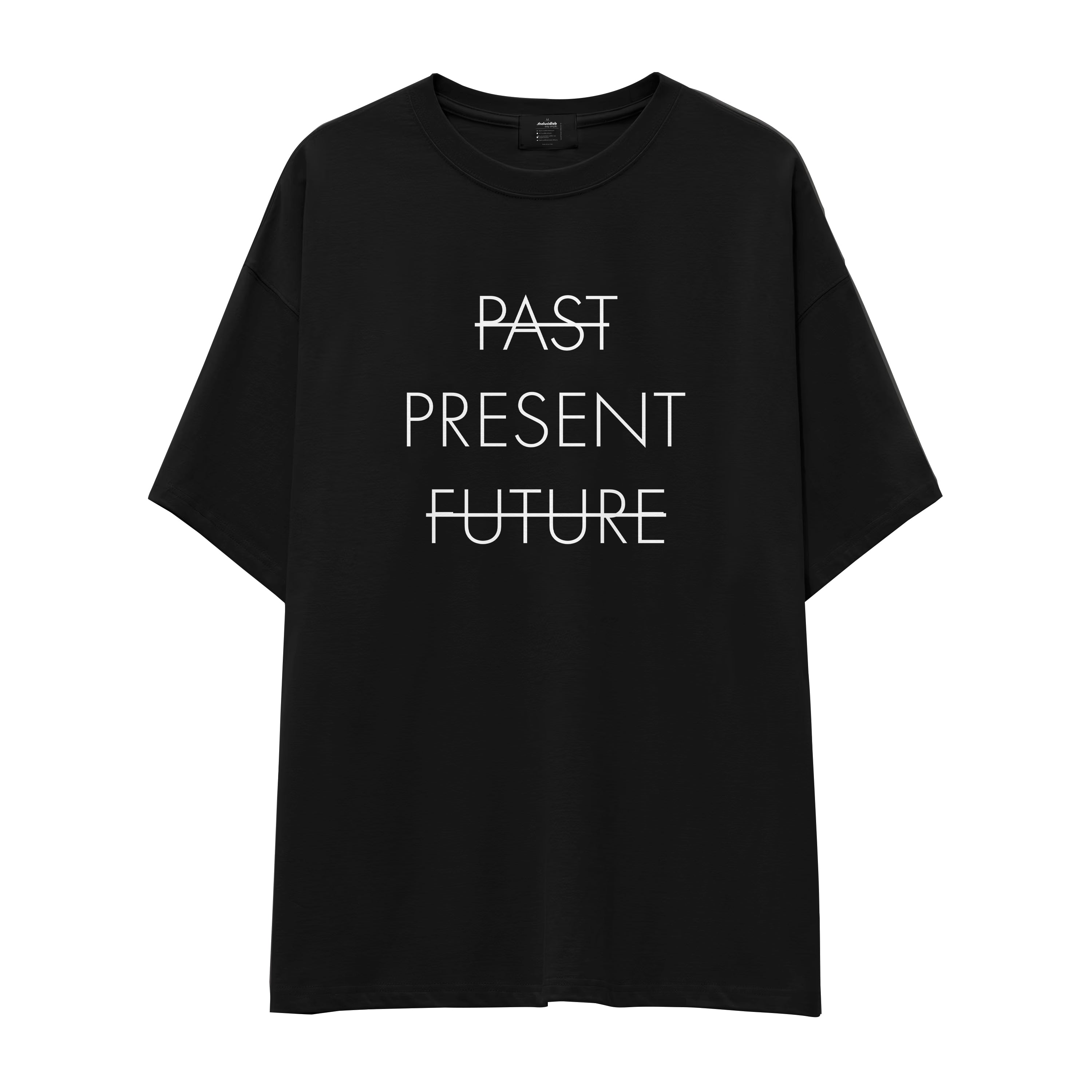 Past Present Future Oversize Tişört