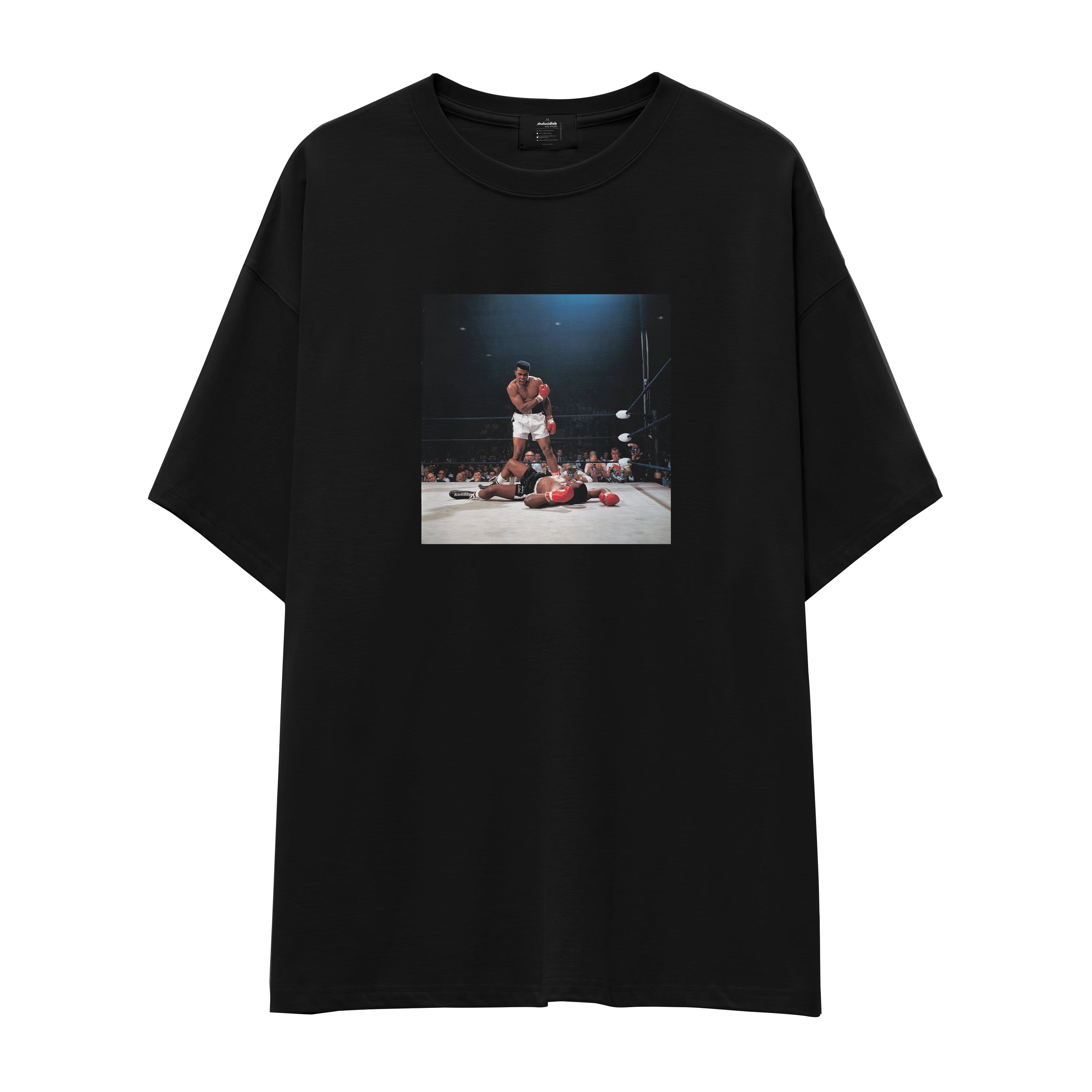 Muhammed Ali And Sonny Liston Usa 1965 Oversize Tişört