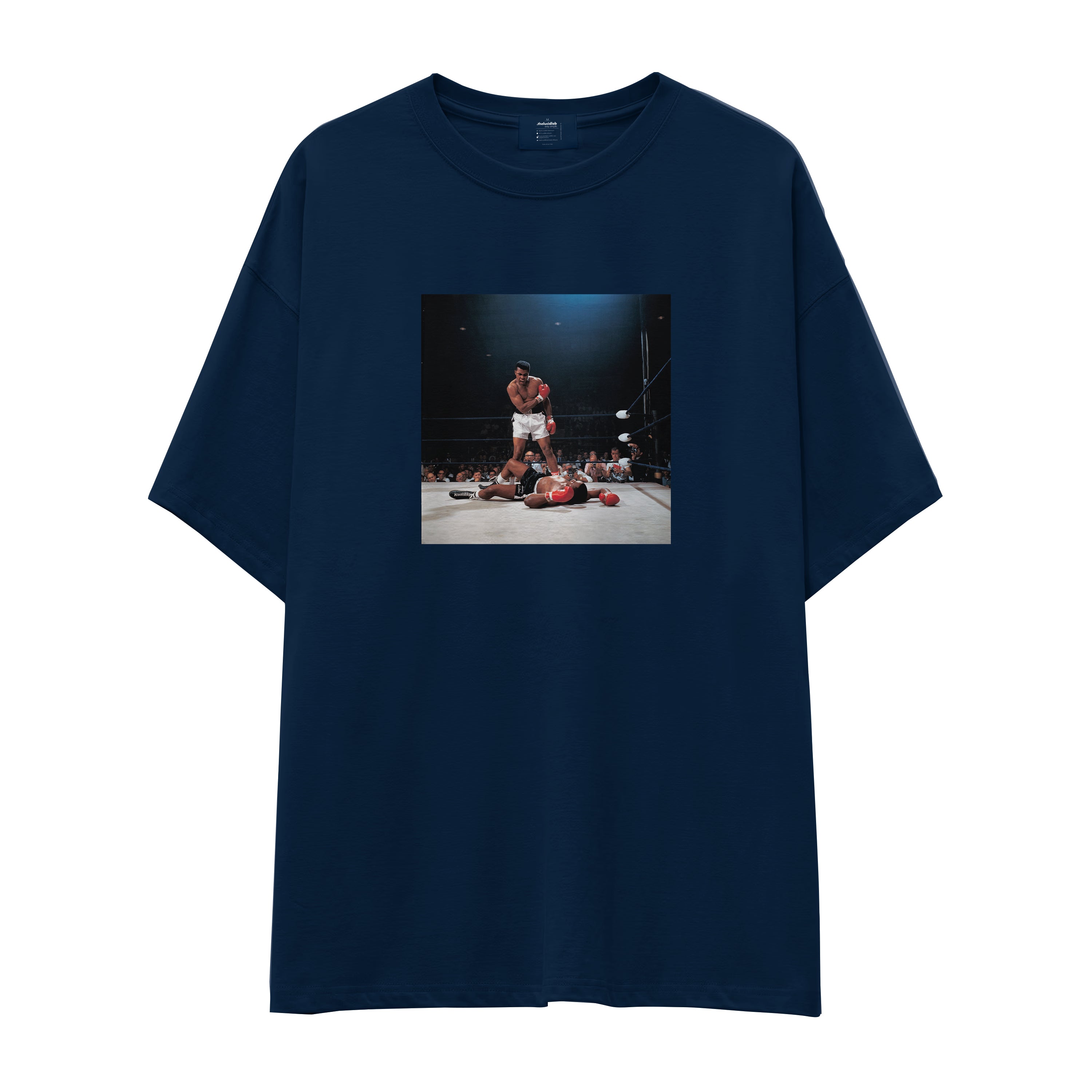 Muhammed Ali And Sonny Liston Usa 1965 Oversize Tişört