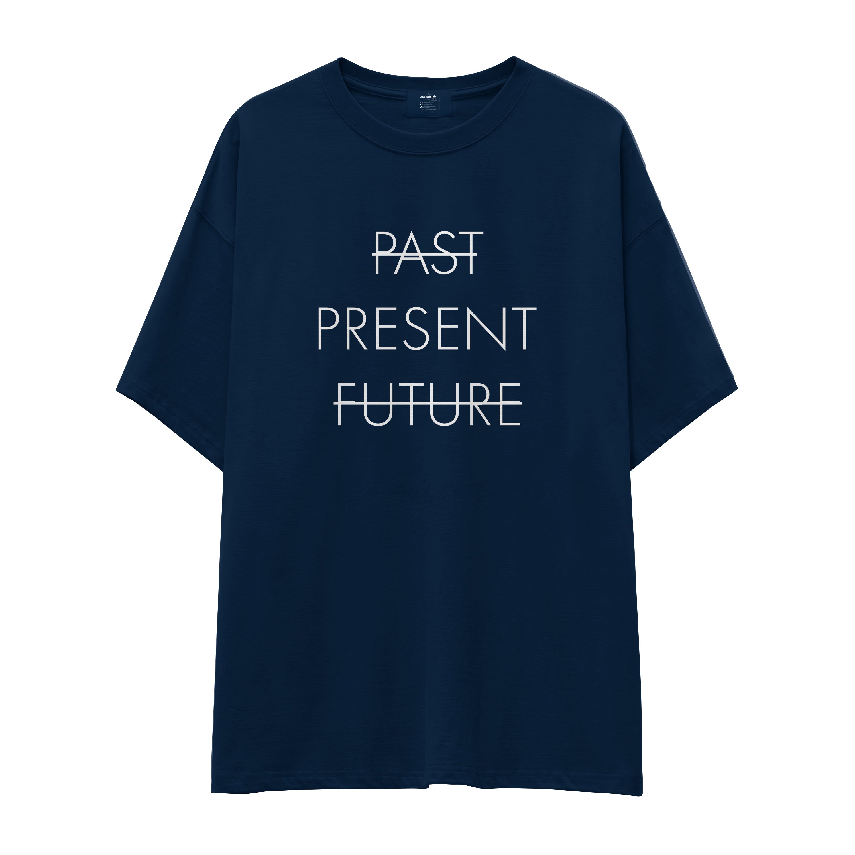 Past Present Future Oversize Tişört