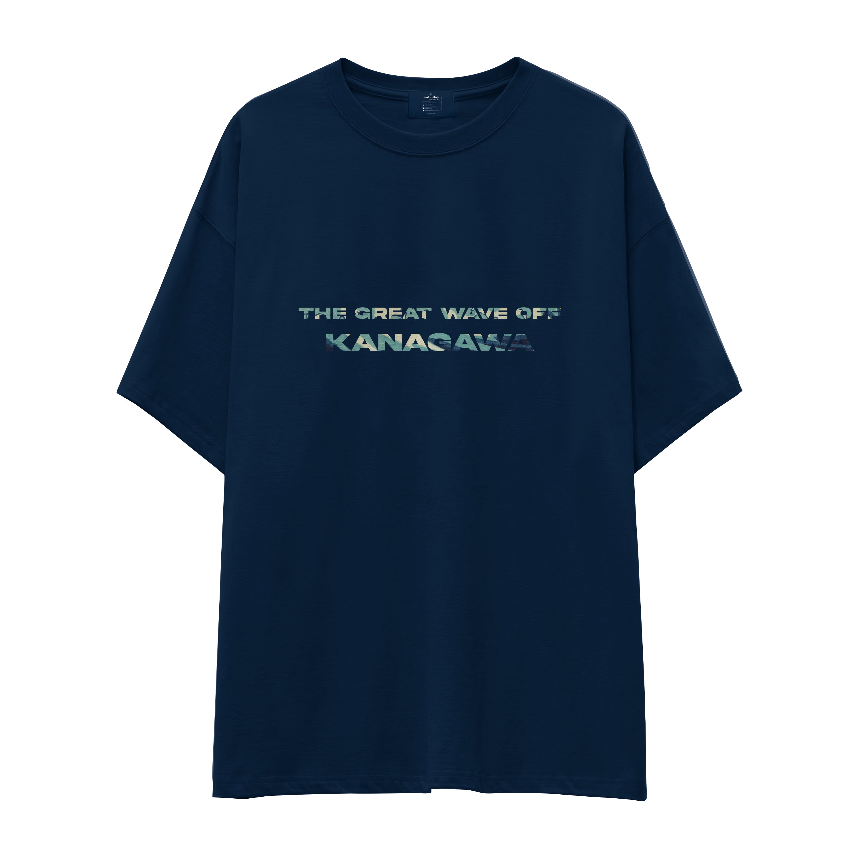 The Great Wave of Kanagawa Oversize Tişört