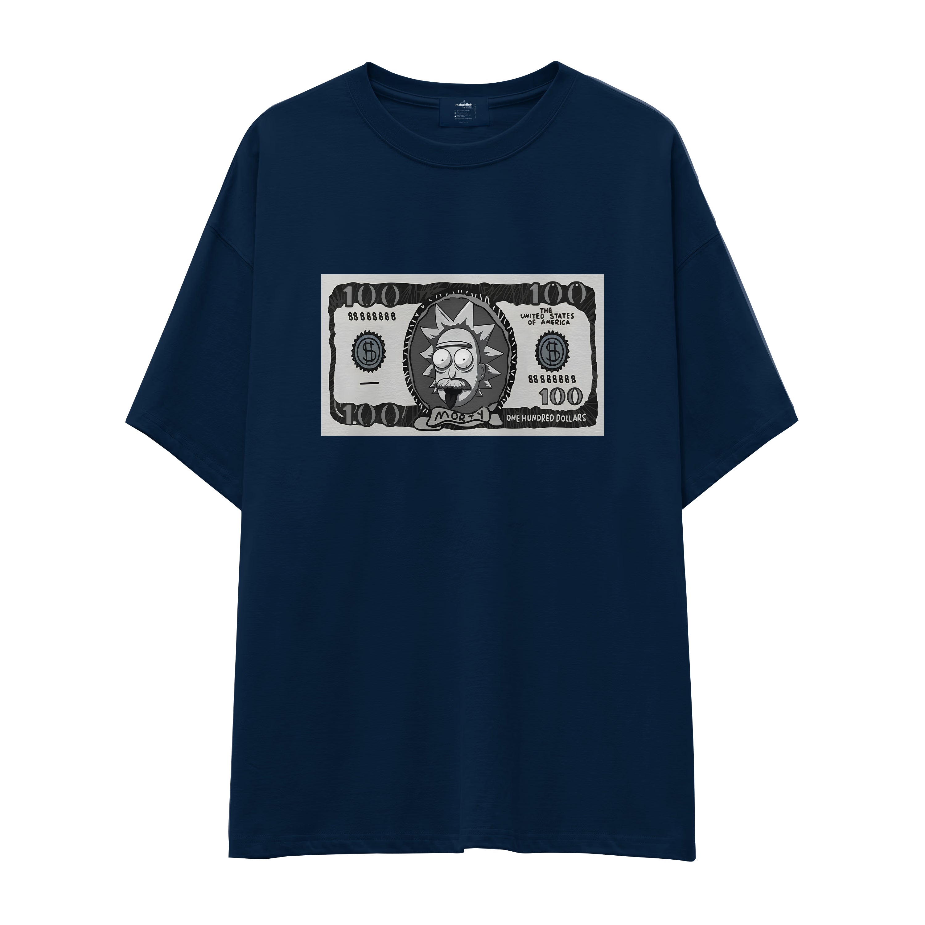 Morty Dollar Oversize Tişört