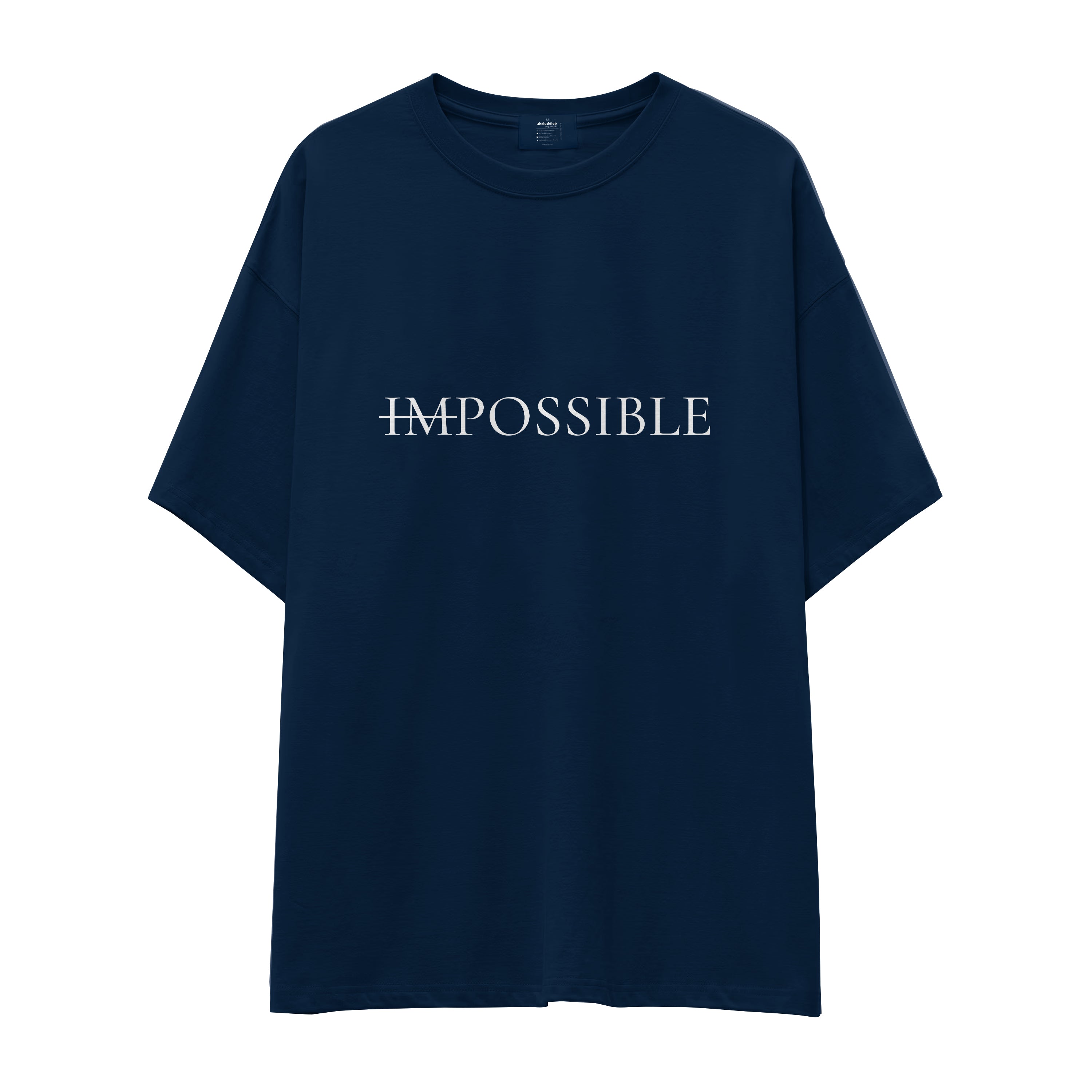 IMPOSSIBLE  Oversize Tişört