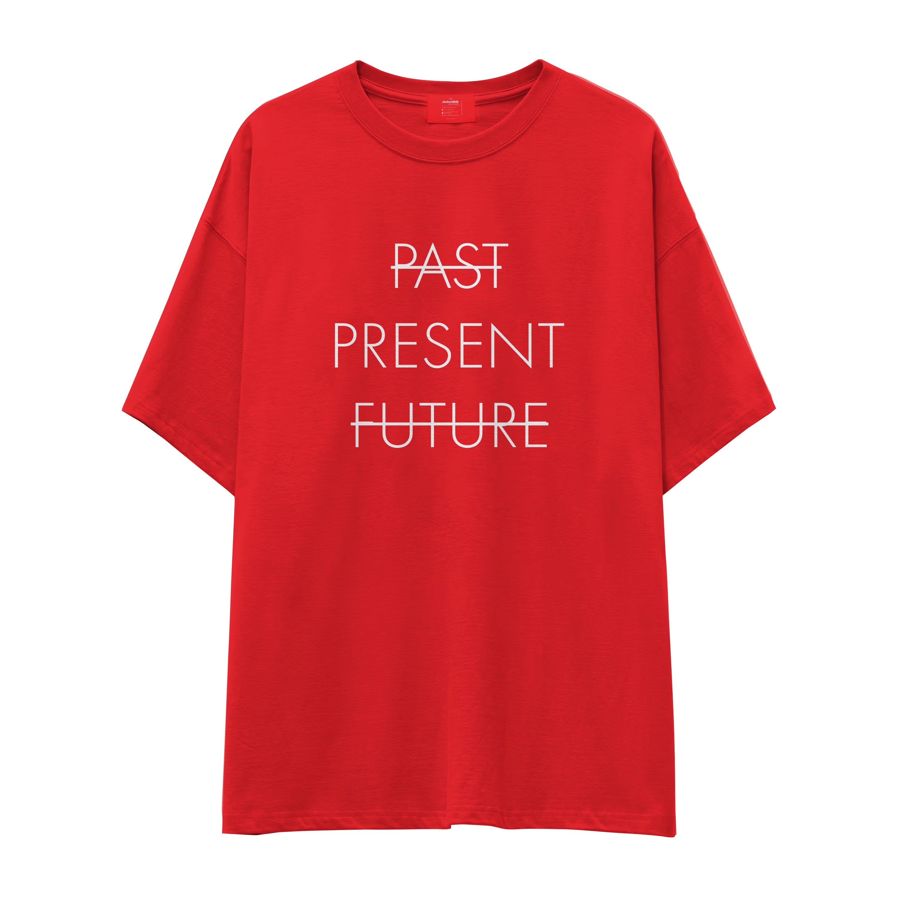 Past Present Future Oversize Tişört