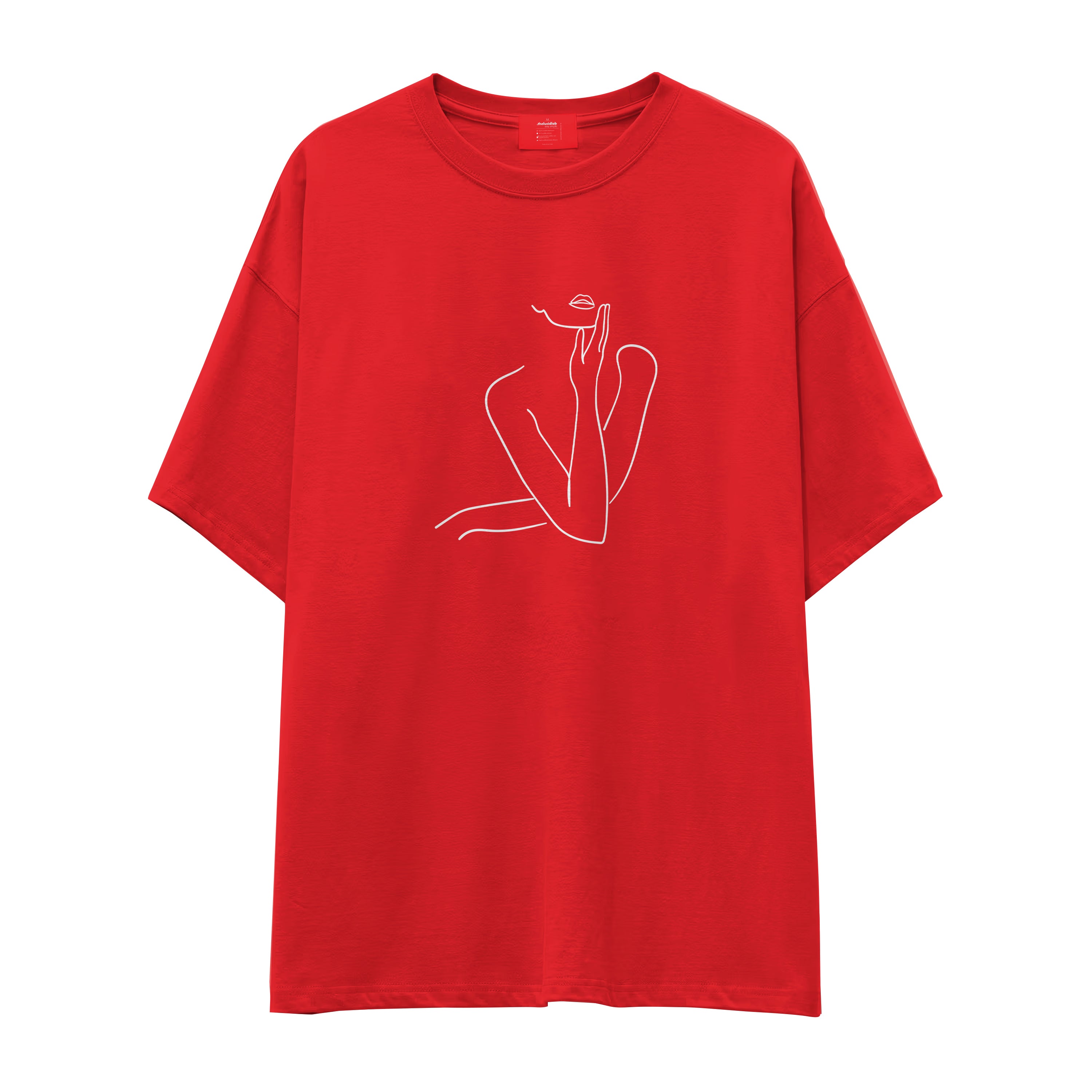 Women / Kadın Silüeti Oversize Tişört