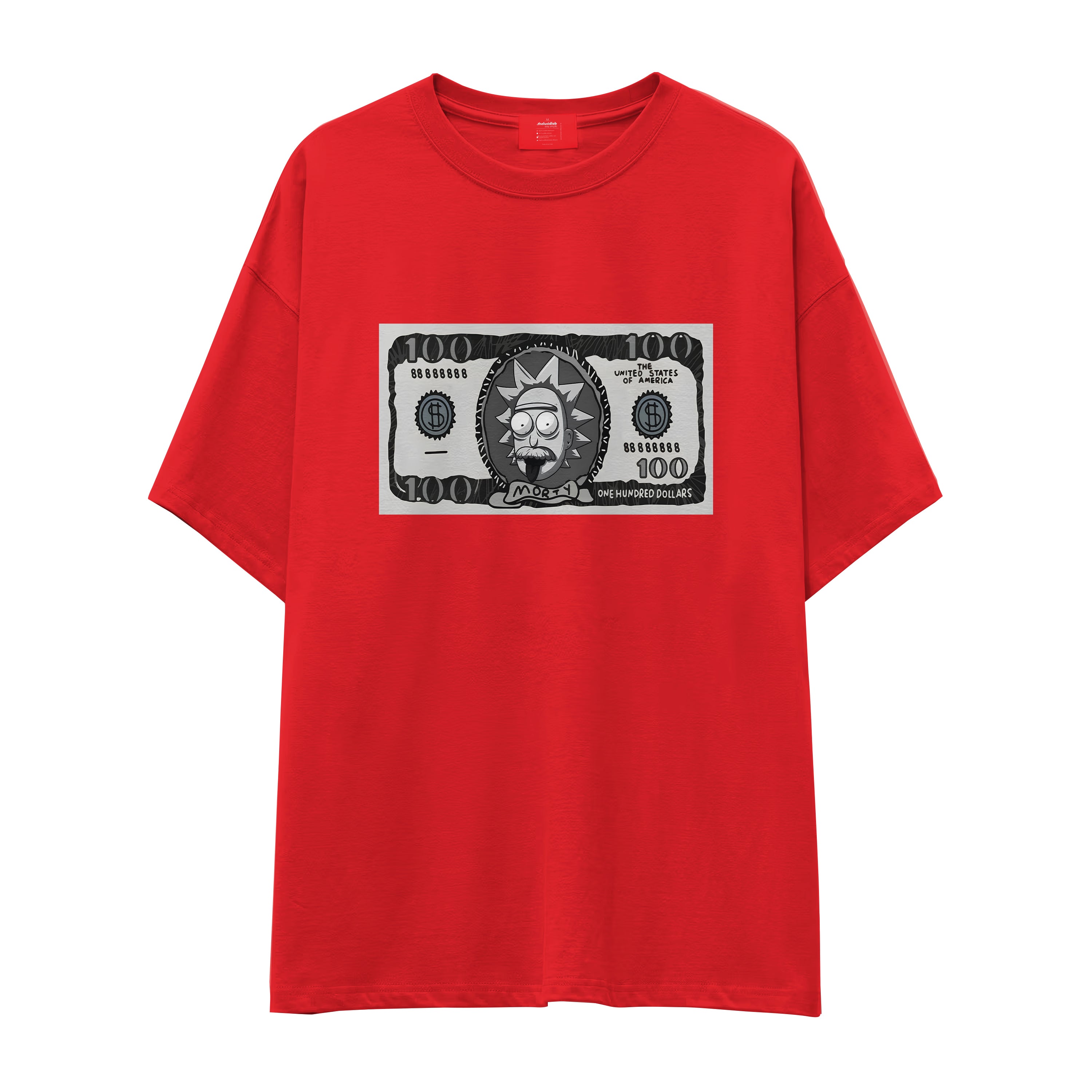 Morty Dollar Oversize Tişört