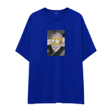 Albert Einstein / Homer Simpson Oversize Tişört