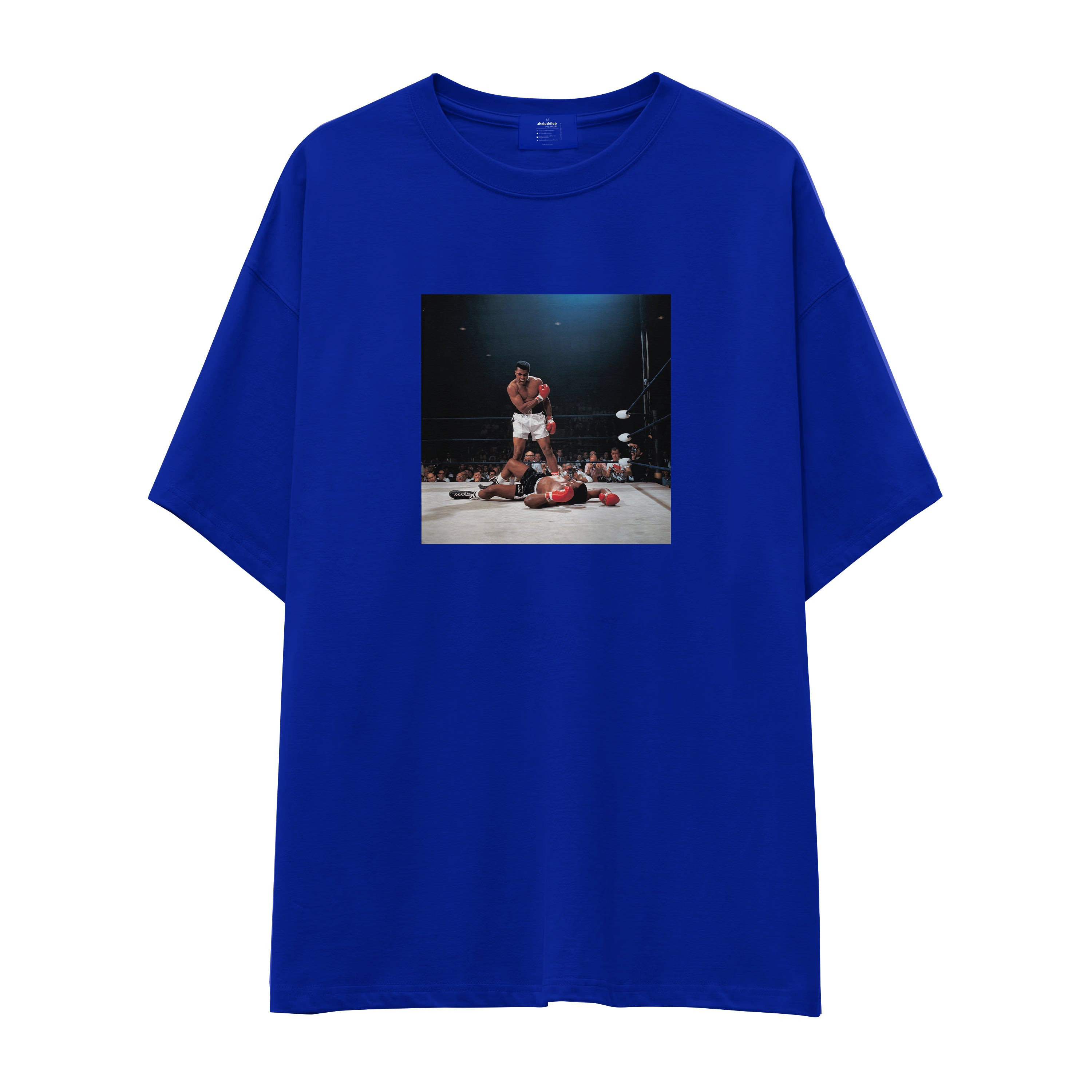 Muhammed Ali And Sonny Liston Usa 1965 Oversize Tişört