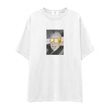 Albert Einstein / Homer Simpson Oversize Tişört