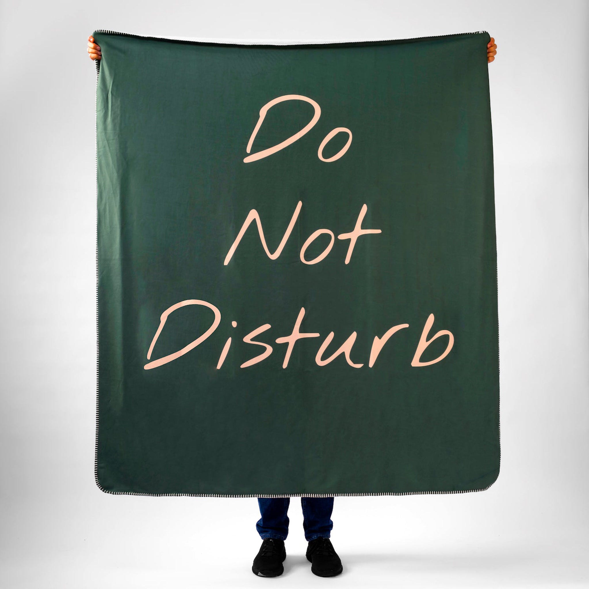 Do Not Disturb Green Polar Tv Battaniyesi