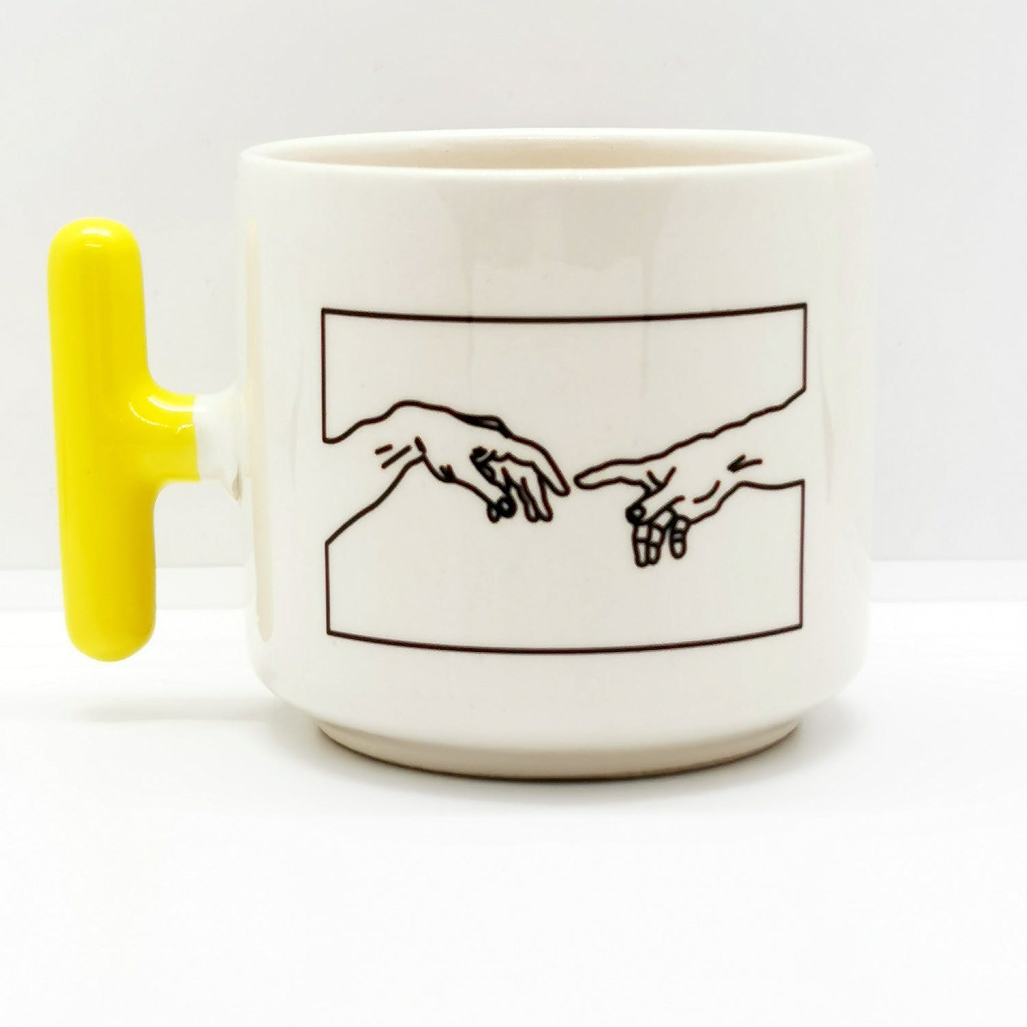 The Creation of Adam hands T Kulplu Bardak