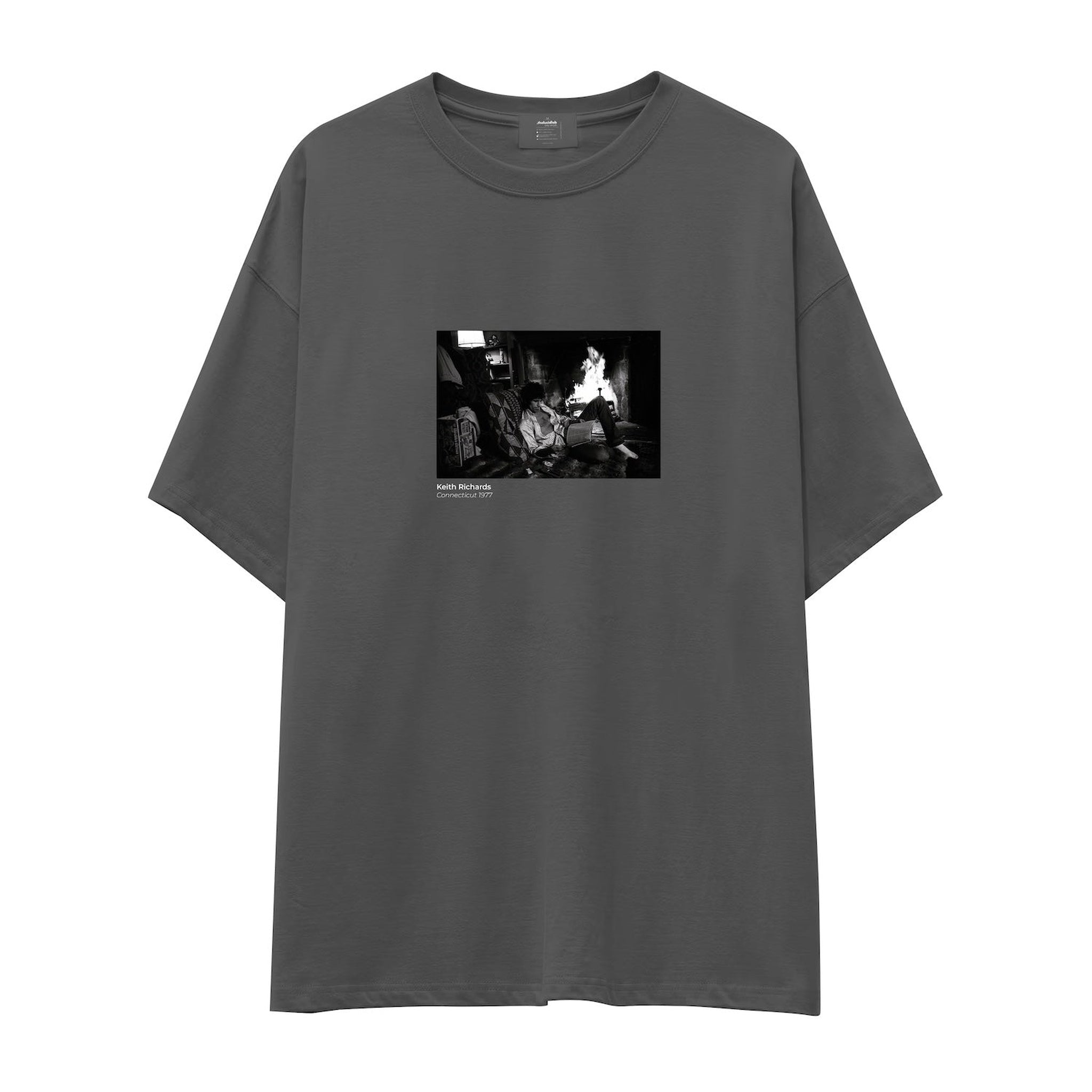 Keith Richards Connecticut 1977 Oversize Tişört