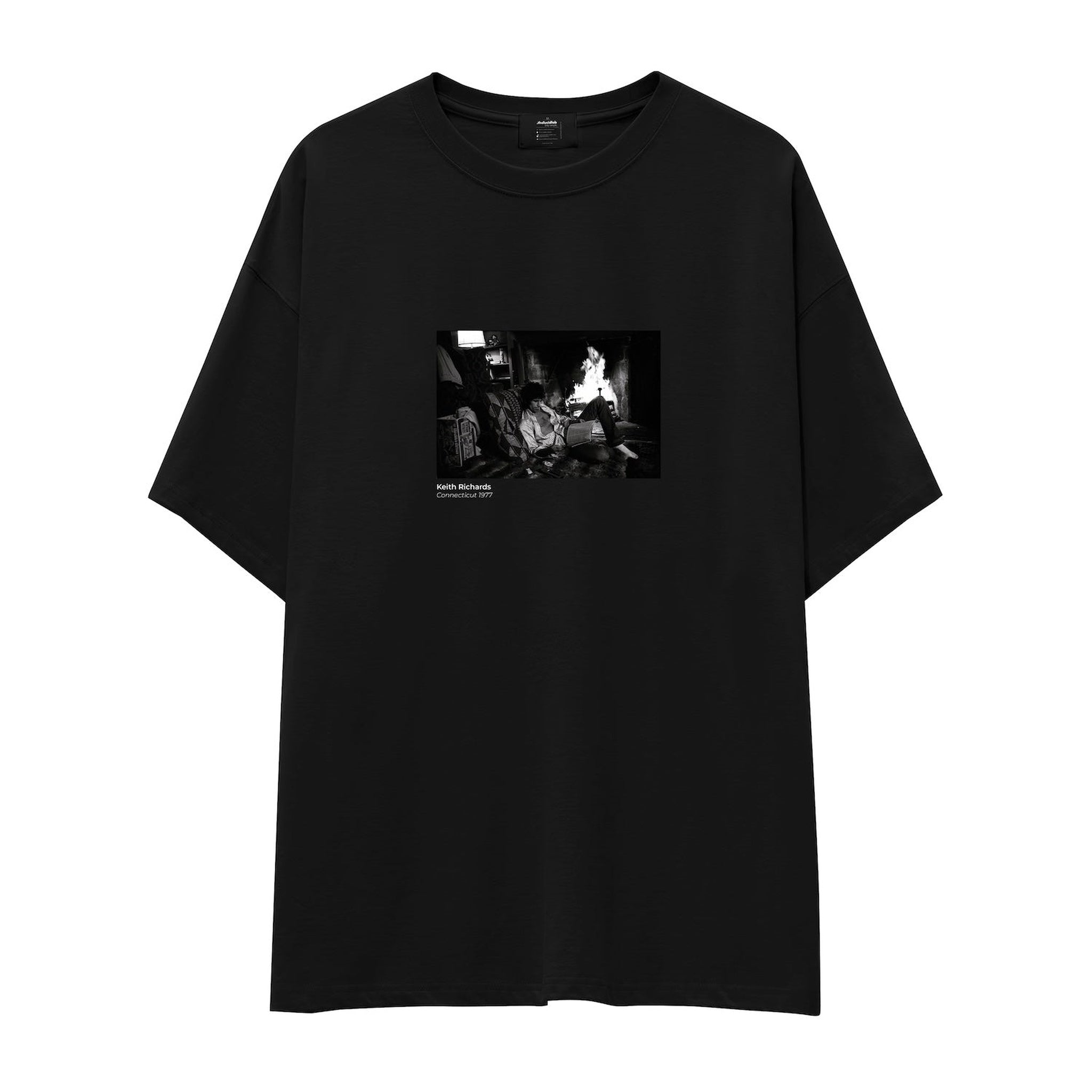 Keith Richards Connecticut 1977 Oversize Tişört