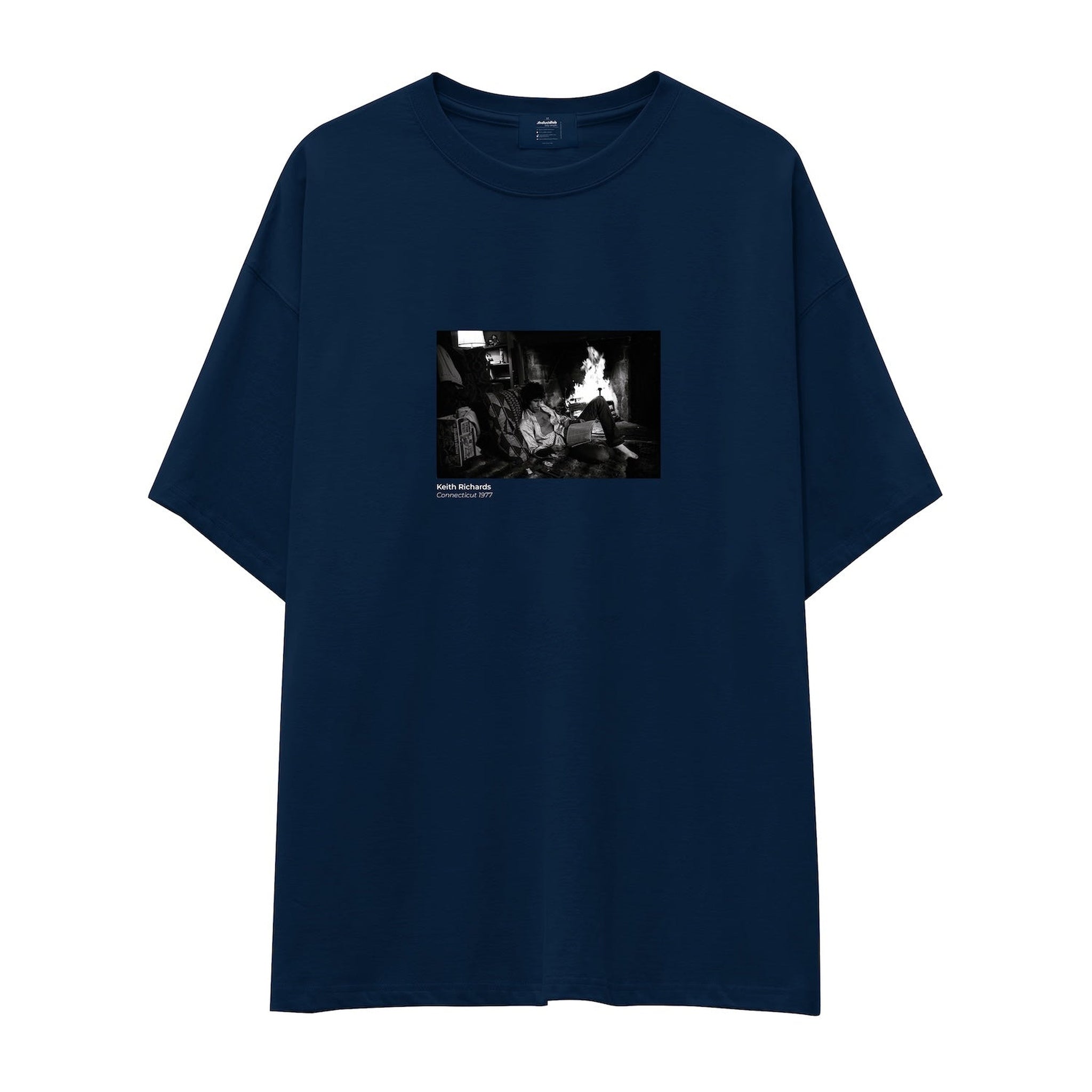 Keith Richards Connecticut 1977 Oversize Tişört