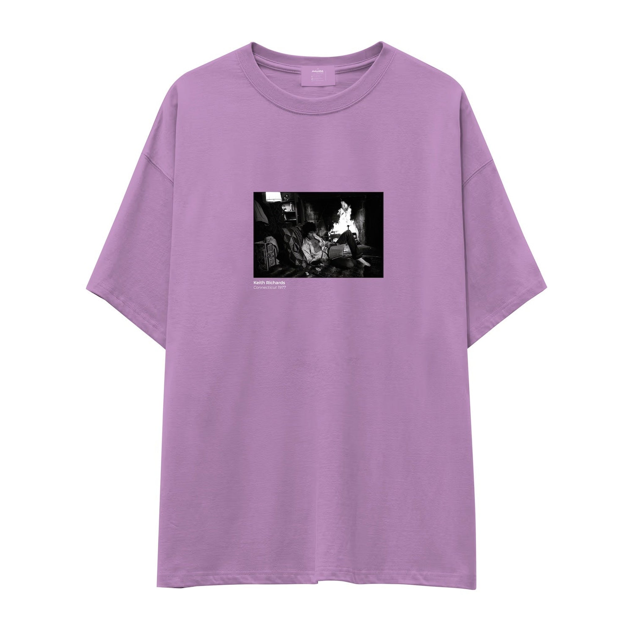 Keith Richards Connecticut 1977 Oversize Tişört
